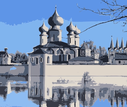 Подтопление Тихвинского монастыря