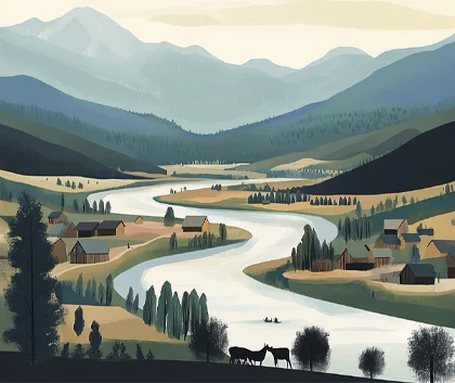 Благоустройство двора "Алтайское поселение"