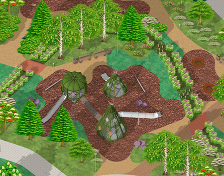 Благоустройство двора "Тайга"